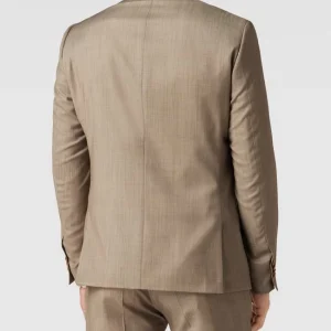 Neu ✔️ CG – Club Of Gents Slim Fit 2-Knopf-Sakko Mit Zier-Detail – Beige ? 15