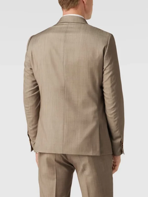 Neu ✔️ CG – Club Of Gents Slim Fit 2-Knopf-Sakko Mit Zier-Detail – Beige ? 6