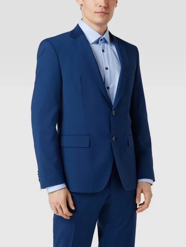 Rabatt ? BOSS 2-Knopf-Sakko Mit Kissing Buttons Modell ‘Huge’ – Royalblau ? 5
