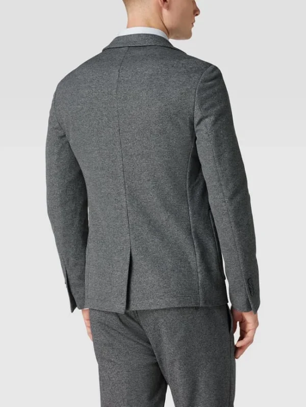 Rabatt ? Cinque Slim Fit 2-Knopf-Sakko Mit Strukturmuster Modell ‘CiUno’ – Blau ? 6