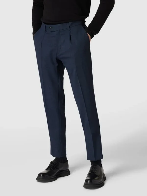 Bestpreis ? CG – Club Of Gents Hose Mit Bundfalten Modell ‘Charlie’ – Blau ? 5