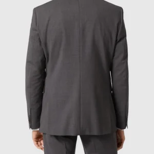 Bestpreis ? CG – Club Of Gents Slim Fit 2-Knopf-Sakko Mit Pattentaschen Modell ‘Caden’ – Dunkelgrau ⭐ 15