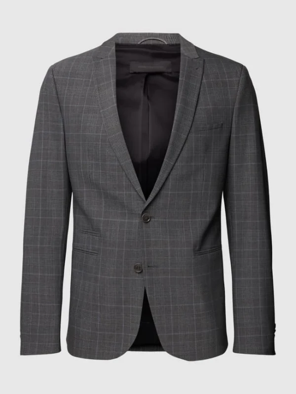 Schlussverkauf ✨ Drykorn Sakko Mit Glencheck-Muster Modell ‘Irving’ – Mittelgrau ✨ 3