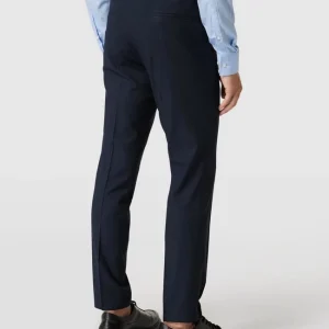 Budget ✨ HUGO Hose Mit Bügelfalten Modell ‘Hesten’ – Marineblau ? 15