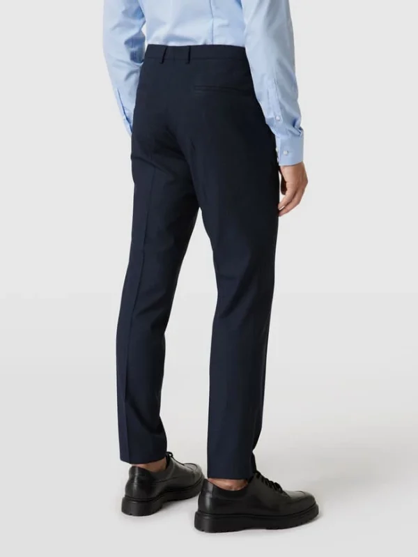 Budget ✨ HUGO Hose Mit Bügelfalten Modell ‘Hesten’ – Marineblau ? 6