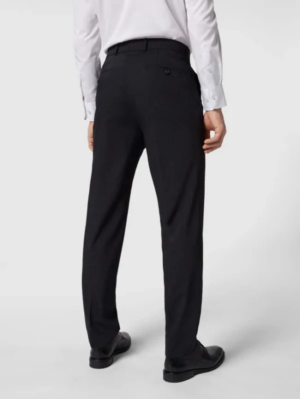 Bestpreis ? Brax Regular Fit Hose Aus Schurwoll-Mix Mit Stretch-Anteil Modell ‘Enrico’ – Anthrazit Meliert ? 6