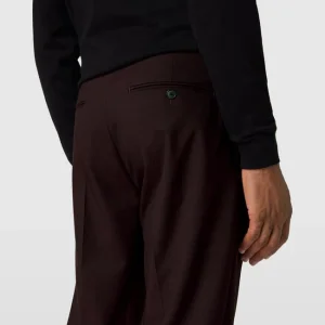 Bestpreis ? Selected Homme Anzughose Mit Französischen Eingrifftaschen – Bordeaux Rot ? 11