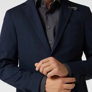Blitzangebot ? Baldessarini Slim Fit 2-Knopfsakko Mit Anstecknadel Modell ‘Seba’ – Marineblau ? 11