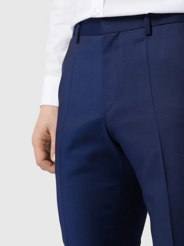 Bestpreis ? BOSS Anzughose Aus Schurwolle Modell ‘Genius’ – Royalblau ⌛ 4