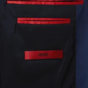 Neu ? HUGO Extra Slim Fit 2-Knopf-Sakko Mit Stretch-Anteil Modell ‘Arti’ – Royalblau ✔️ 10