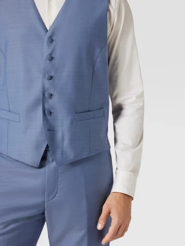 Bestes Angebot ? JOOP! Collection Anzugweste Mit Ziernähten – Hellblau ? 4