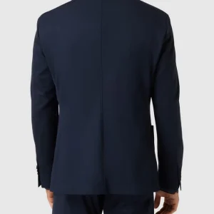 Blitzangebot ? Baldessarini Slim Fit 2-Knopfsakko Mit Anstecknadel Modell ‘Seba’ – Marineblau ? 15