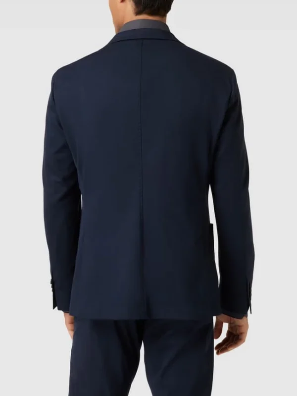 Blitzangebot ? Baldessarini Slim Fit 2-Knopfsakko Mit Anstecknadel Modell ‘Seba’ – Marineblau ? 6