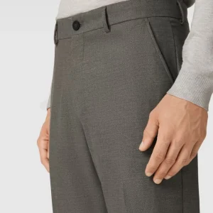 Budget ? Selected Homme Comfort Fit Anzughose Mit Strukturmuster Modell ‘DAXLOGAN’ – Hellgrau ? 12
