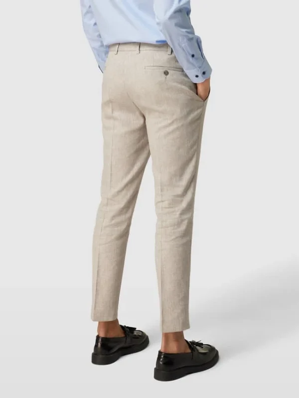 Brandneu ? DIGEL Anzughose Mit Feinem Muster Modell ‘Franco’ – Sand ? 6