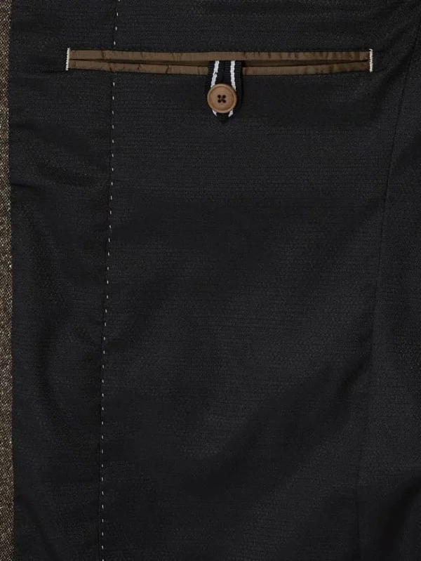 Bester Verkauf ? DIGEL Modern Fit 2-Knopf-Sakko Mit Pattentaschen Modell ‘Ezzo’ – Mittelbraun ? 6
