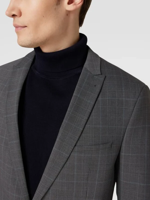 Schlussverkauf ✨ Drykorn Sakko Mit Glencheck-Muster Modell ‘Irving’ – Mittelgrau ✨ 4
