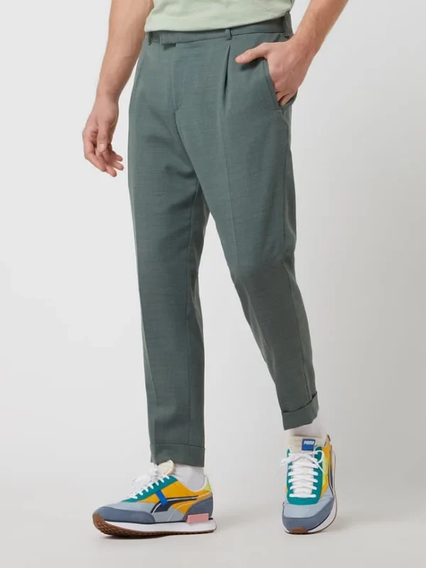 Am billigsten ⌛ Strellson Regular Fit Anzughose Mit Stretch-Anteil Modell ‘Luis’ – Gras Grün ⭐ 5