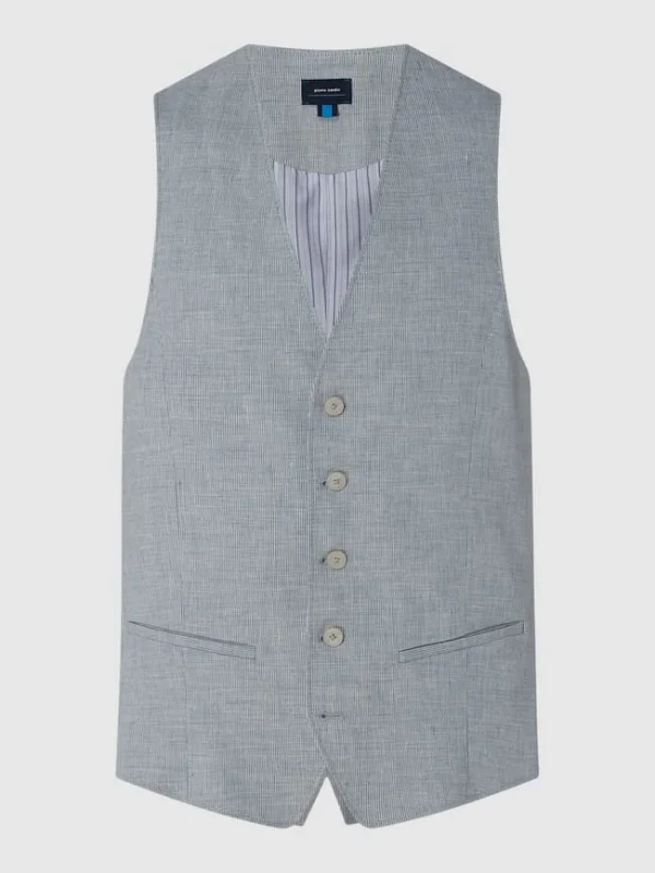 Neu ? Pierre Cardin Modern Fit Weste Mit Stretch-Anteil Modell ‘Gab’ – ‘Futureflex’ – Bleu ? 1