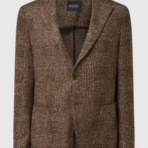 Brandneu ? DIGEL Slim Fit 2-Knopf-Sakko Mit Woll-Anteil Modell ‘Kristo’ – Mittelbraun ⭐ 10