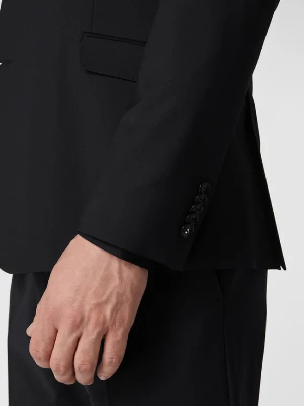 Großhandel ? Strellson Slim Fit 2-Knopf-Sakko Mit Fallendem Revers ‘Flex Cross’ – Schwarz ? 4