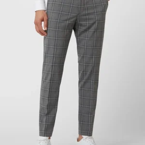 Coupon ? Selected Homme Slim Fit Anzughose Mit Glencheck Modell ‘Josh’ – Hellgrau ✨ 13