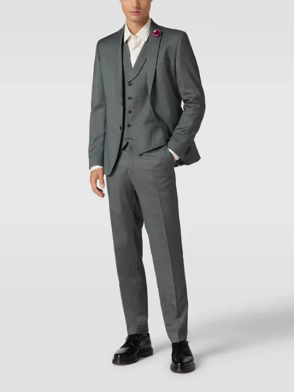 Budget ? CG – Club Of Gents Slim Fit Anzughose Mit Stretch-Anteil – Grün ✔️ 1