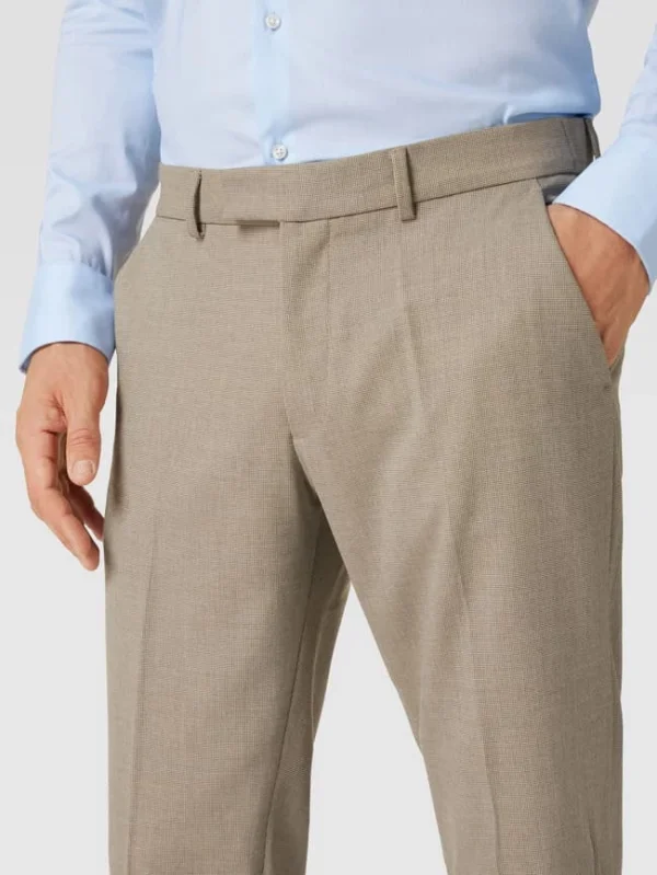 Neu ? Christian Berg Men Hose Mit Bügelfalten – Beige ? 4