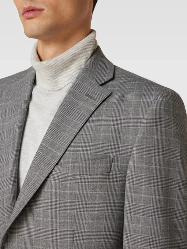 Brandneu ✔️ Pierre Cardin Regular Fit 2-Knopf-Sakko Mit Pattentaschen – Hellgrau ⭐ 4