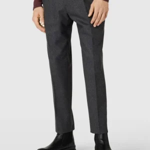 Bestes Angebot ? Gant Slim Fit Anzughose Mit Bundfalten Modell ‘Flanell Suit Pants’ – Anthrazit Meliert ? 13