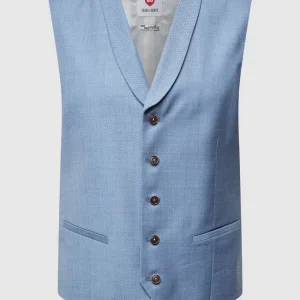 Coupon ? CG – Club Of Gents Weste Aus Reiner Schurwolle – YOUR OWN PARTY By CG – CLUB Of GENTS – Hellblau ⌛ 10