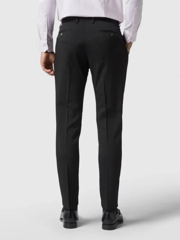 Coupon ? MCNEAL Business-Hose Mit Webstruktur – Schwarz ⭐ 6