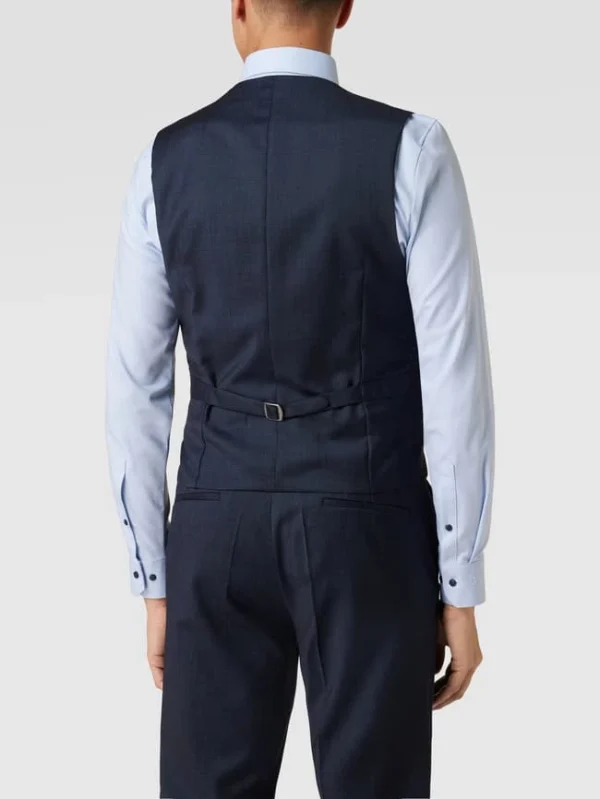 Blitzangebot ? CG – Club Of Gents Weste Mit Schalkragen – Marineblau ? 6