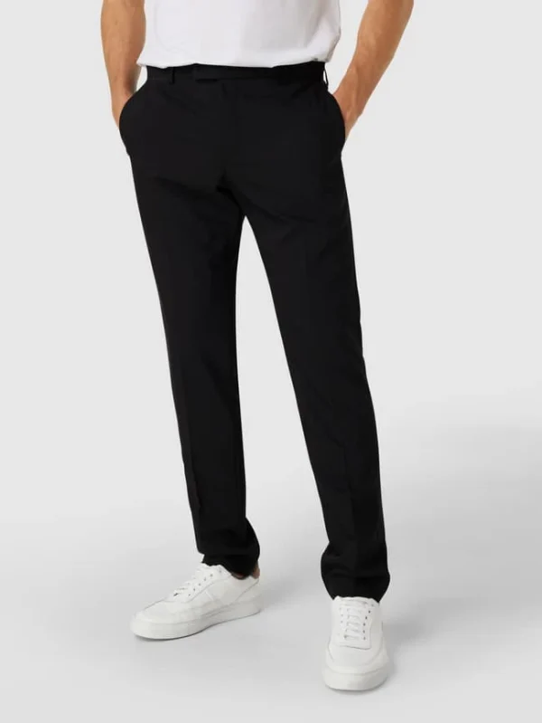 Brandneu ⌛ Strellson Business-Hose Mit Stretch-Anteil – Schwarz ? 5