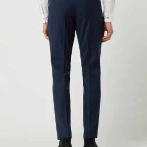 Budget ? Wilvorst Regular Fit Anzughose Mit Woll-Anteil – Marineblau ? 15