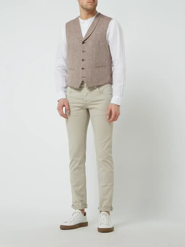 Aktion ? CG – Club Of Gents Weste Aus Baumwolle Modell ‘Paddy’ – Rot ? 1