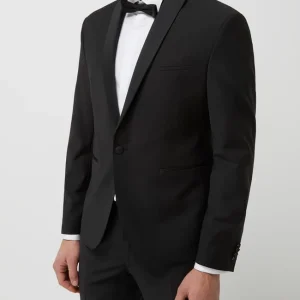 Besorgen ✔️ Cinque Super Slim Fit Smoking-Jacke Mit Schurwoll-Anteil Modell ‘Cifestivo’ – Schwarz ? 14