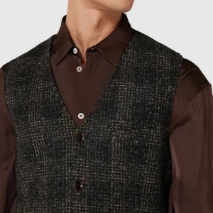 Großhandel ? CG – Club Of Gents Weste Mit Label-Detail Modell ‘Mosley’ – Dunkelbraun ? 11
