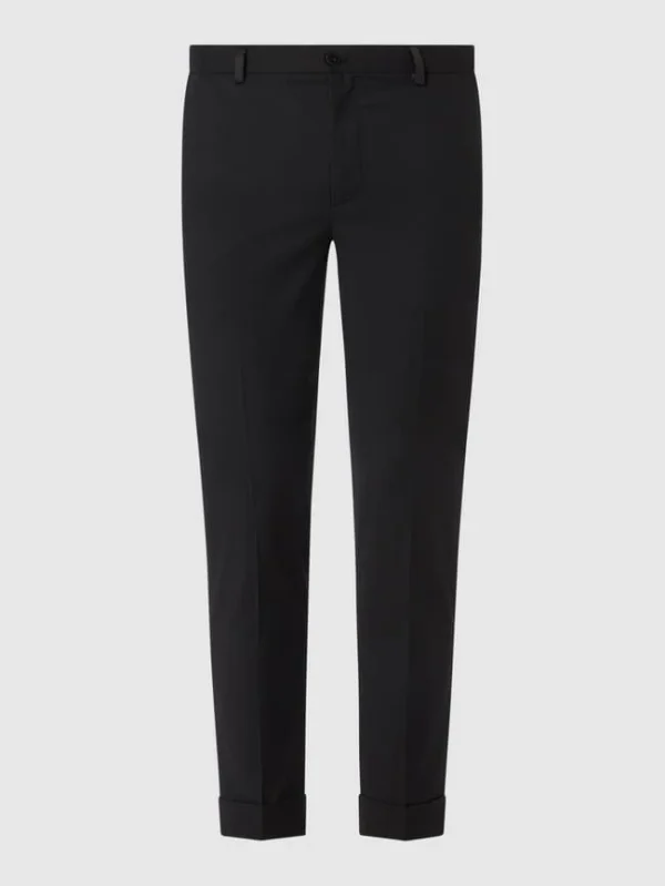 Neu ⭐ Mango Slim Fit Anzughose Mit Stretch-Anteil – Schwarz ? 1