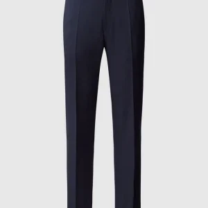 Auslauf ? BOSS Slim Fit Anzughose Mit Kontraststreifen – Marineblau ? 9