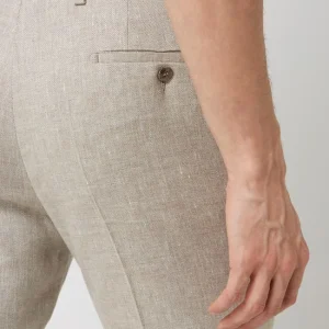 Besorgen ? DIGEL Slim Fit Leinenhose Mit Viskose-Anteil Modell ‘Franco’ – Sand ? 11
