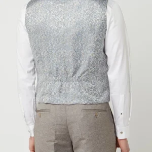 Billig ? Wilvorst Weste Mit Paisley-Muster – Hellgrau ? 15