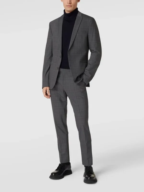 Schlussverkauf ✨ Drykorn Sakko Mit Glencheck-Muster Modell ‘Irving’ – Mittelgrau ✨ 1