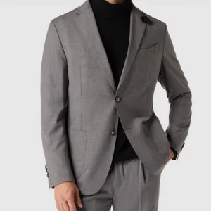Schlussverkauf ✨ Windsor Shaped Fit 2-Knopf-Sakko Aus Schurwolle Modell ‘Travel-W’ – Anthrazit ? 13