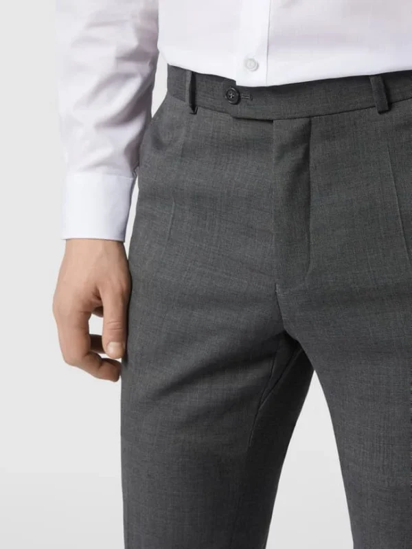 Beste Bewertungen von ? Carl Gross Modern Fit Anzughose Aus Schurwolle – Anthrazit ? 4