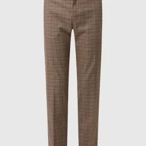 Neu ? Selected Homme Slim Fit Anzughose Mit Stretch-Anteil Modell ‘Logan’ – Mittelbraun ? 9
