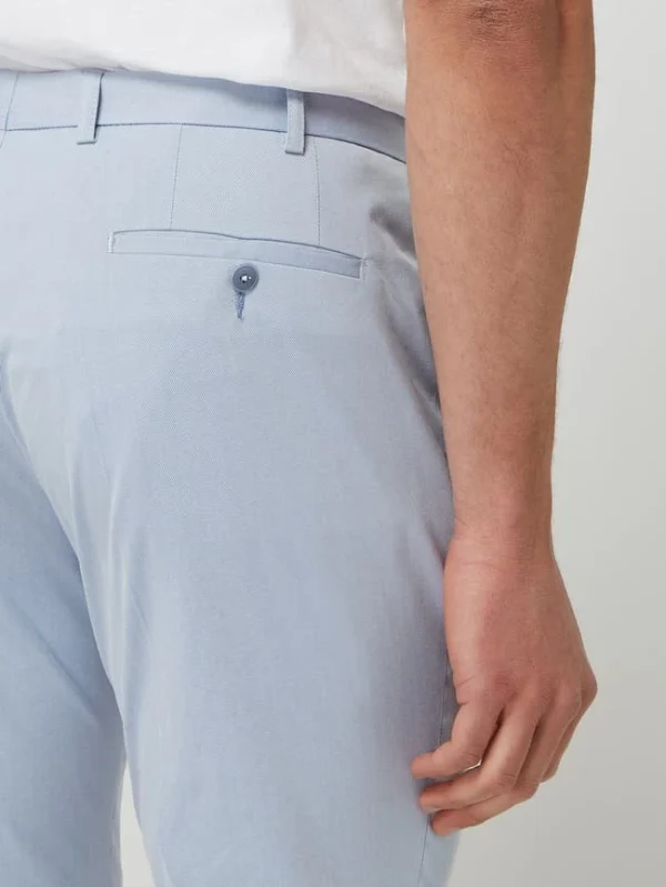 Schlussverkauf ? DIGEL Modern Fit Anzughose Mit Stretch-Anteil Modell ‘Sergio’ – Hellblau ? 4