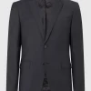 Auslauf ❤️ BOSS Regular Fit 2-Knopf-Sakko Aus Schurwollmischung Modell ‘Jasper’ – Anthrazit ? 17