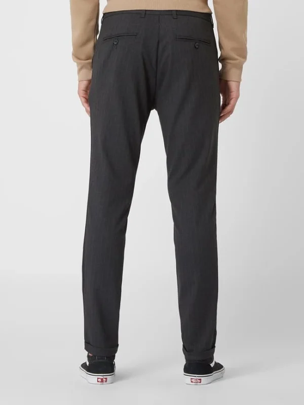 Brandneu ? Matinique Slim Fit Anzughose Mit Nadelstreifen Modell ‘Liam’ – Mittelgrau ? 6