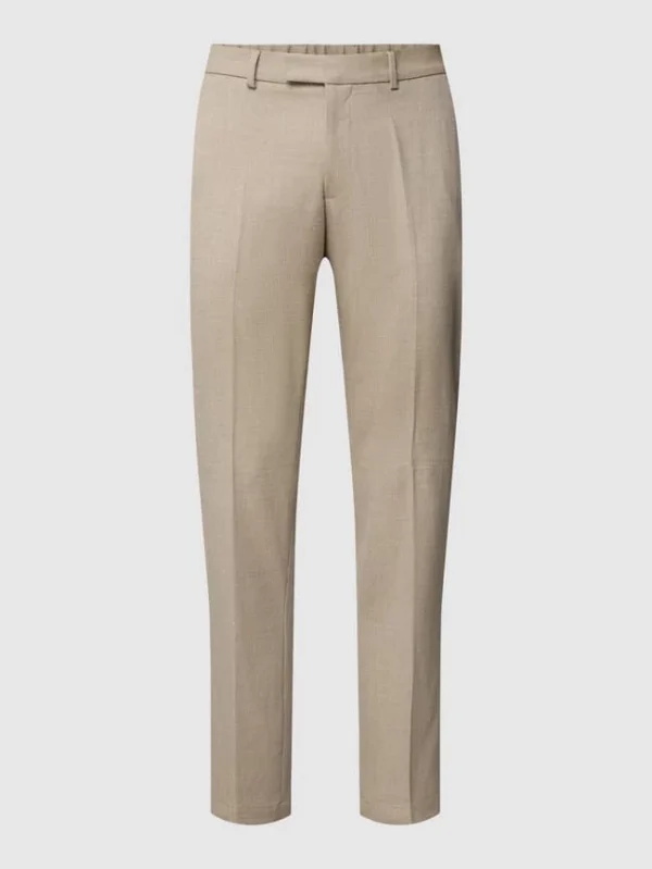Neu ? Christian Berg Men Hose Mit Bügelfalten – Beige ? 3